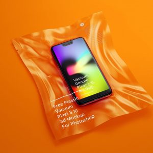 Vacuum Plastic Pixel 3 XL Mockup